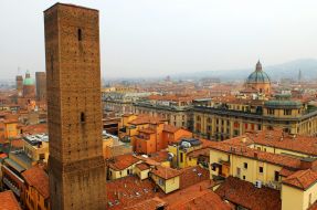Panorama of Bologna (Italy)
