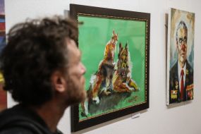 Exhibition of paintings by Georgy Delieyev 