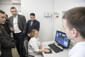 Vitali Klitschko at Hospital