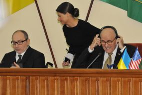 Рудольф Джуліані та Геннадій Кернес