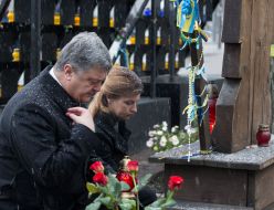 Petro Poroshenko with his wife Marina