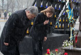 Petro Poroshenko with his wife Marina