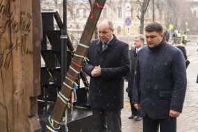 Andriy Parubiy and Volodymyr Groisman