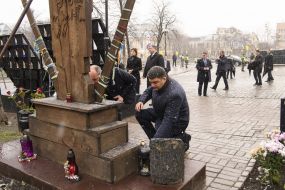 Andriy Parubiy and Volodymyr Groisman