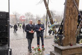 Andriy Parubiy and Volodymyr Groisman