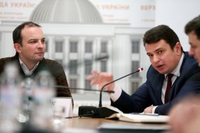 Egor Sobolev, Artem Sytnik, Vladimir Krivenko and Natalia Korchak