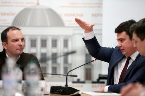 Egor Sobolev, Artem Sytnik, Vladimir Krivenko and Natalia Korchak