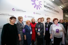 Participants of the first Ukrainian Women's Congress
