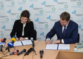 Marina Poroshenko and Andrei Gordeyev