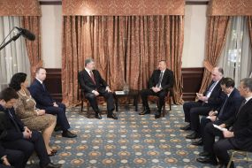 Petro Poroshenko and Ilham Aliyev