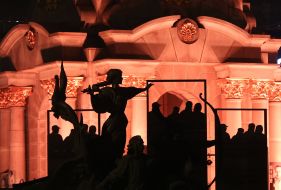 Illuminated Monument of Independence (Beregin)