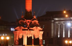 Illuminated Monument of Independence (Beregin)