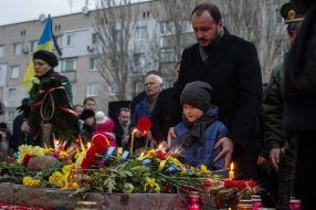 The man with the child