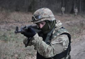 Participant in the exercises of territorial defense forces