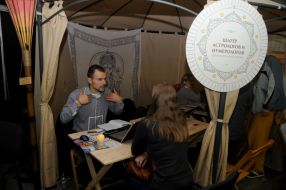 Tent of astrologers and numerologists