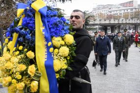 Vladimir Groisman put a wreath at the memorial to the Heroes
