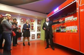 Visitors at the Coca-Cola Museum