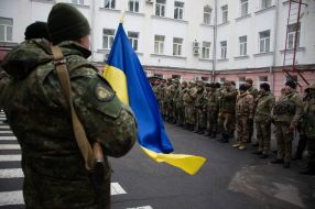 Отправка бойцов батальона патрульной полиции в зону АТО