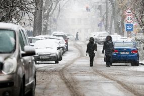 Снег в Киеве