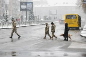 Снег в Киеве