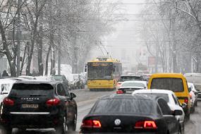 Снег в Киеве