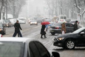 Снег в Киеве