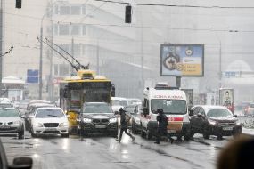 Снег в Киеве