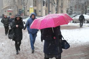 Снег в Киеве