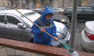 Снег в Киеве