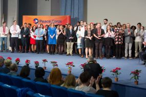 Participants in the ceremony of taking the oath