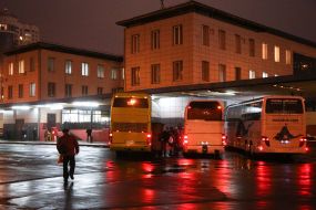 Рейсовые автобусы на Центральном автовокзале