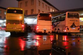 Рейсовые автобусы на Центральном автовокзале