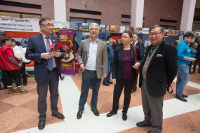 Роман Ващук, Эрнст Райхель, Изабель Дюмон и Шигеки Суми