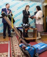 Konstantin Bryl and Marina Poroshenko