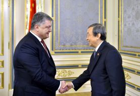 Petr Poroshenko and Ma Kai
