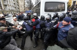 The clashes between law enforcers and supporters of Saakashvili