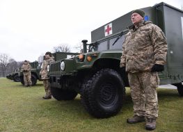 Transfer of new medical cars "Hummer