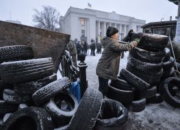 Participants of the protest action