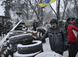 Participants of the protest action