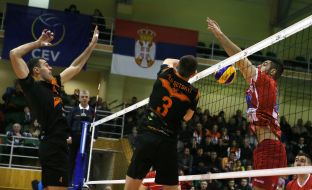 The game moment of the match