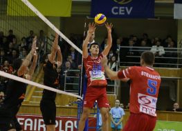 The game moment of the match