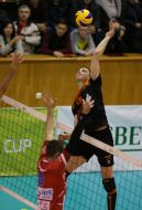 The game moment of the match