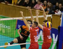 The game moment of the match