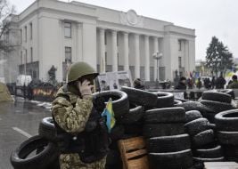 Protest action near VRU