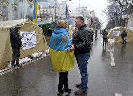 Protest action near VRU