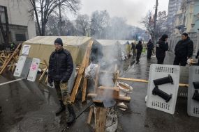 Protest action near VRU