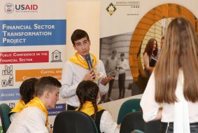 Учасник турніру юних знавців курсу "Фінансова грамотність"