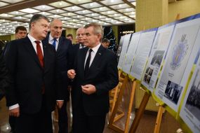 Petro Poroshenko and Victoras Prantsketis