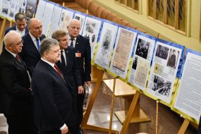 Petro Poroshenko and Victoras Prantsketis