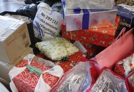 Gifts for children from orphanage